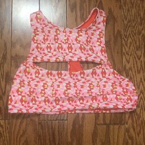 Aerie Tankini Swimsuit Top. Cutout